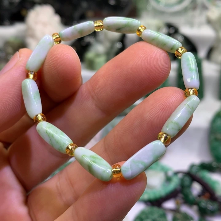 独山玉未镶嵌手链