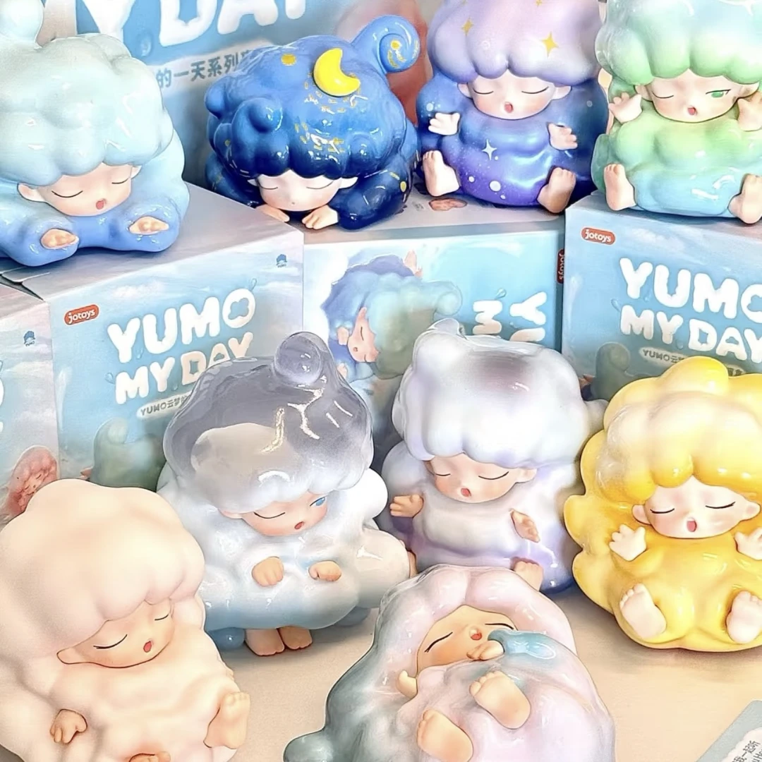 正版YUMO云梦的一天盲盒萌粒公仔手办桌面摆件收藏生日礼物可爱女