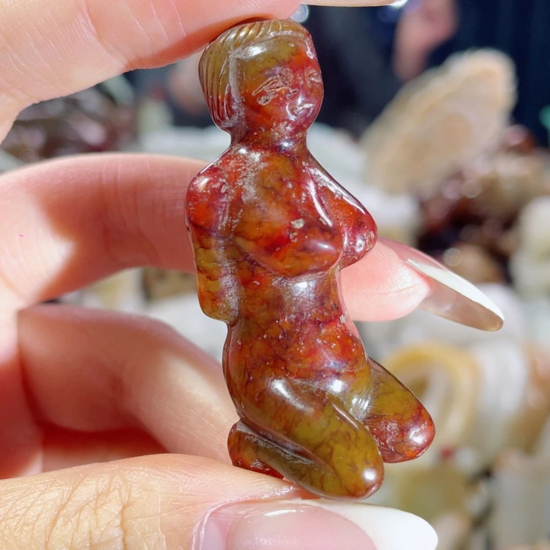 和田玉未镶嵌挂件34