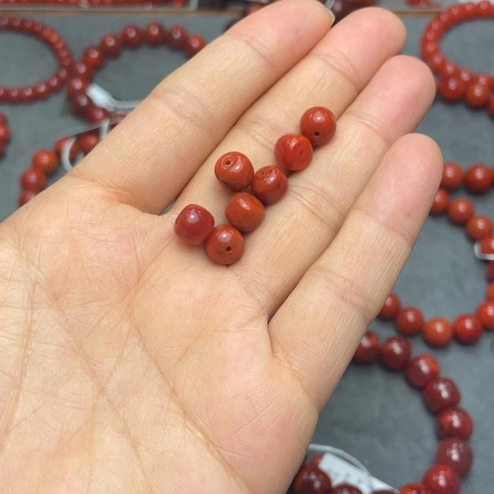 南红玛瑙单珠7多样性发1未镶嵌