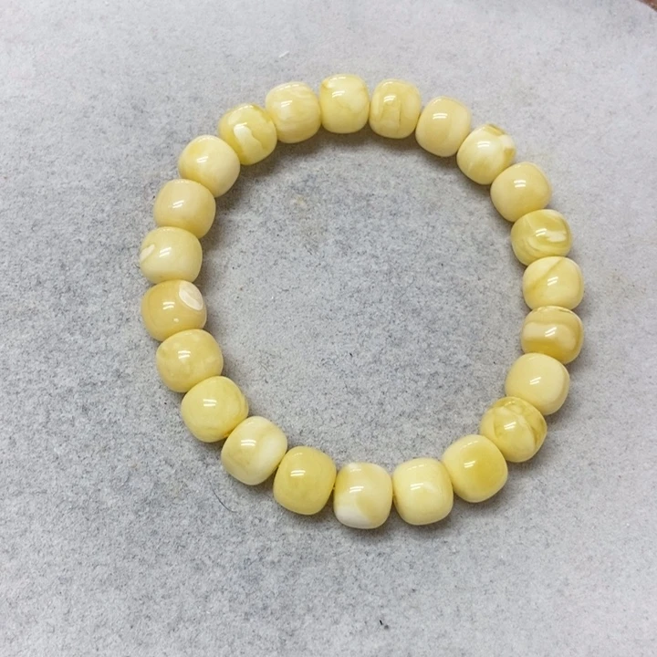 未镶嵌蜜蜡裸石手串