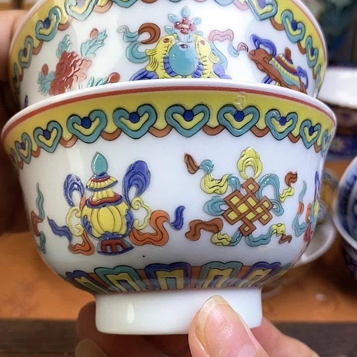 景德镇陶瓷藏式茶碗
