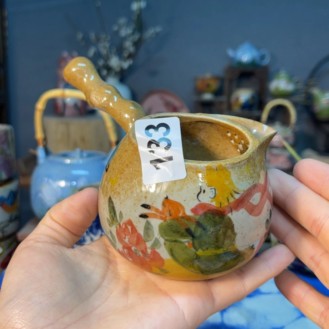 杯素浅陶瓷手工手绘