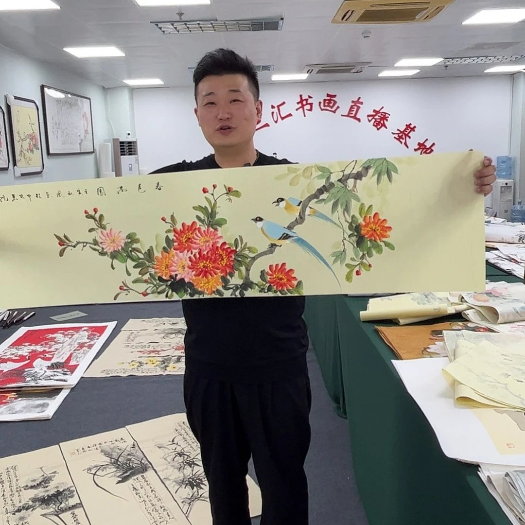 国画国画作品宣纸纯手绘