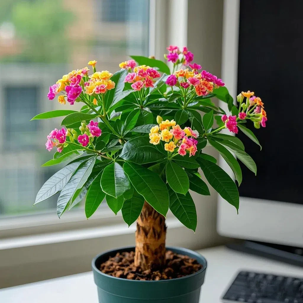 春季发财树盆栽春季爆款款新品室内植物客厅吸甲醛常青办公室花卉