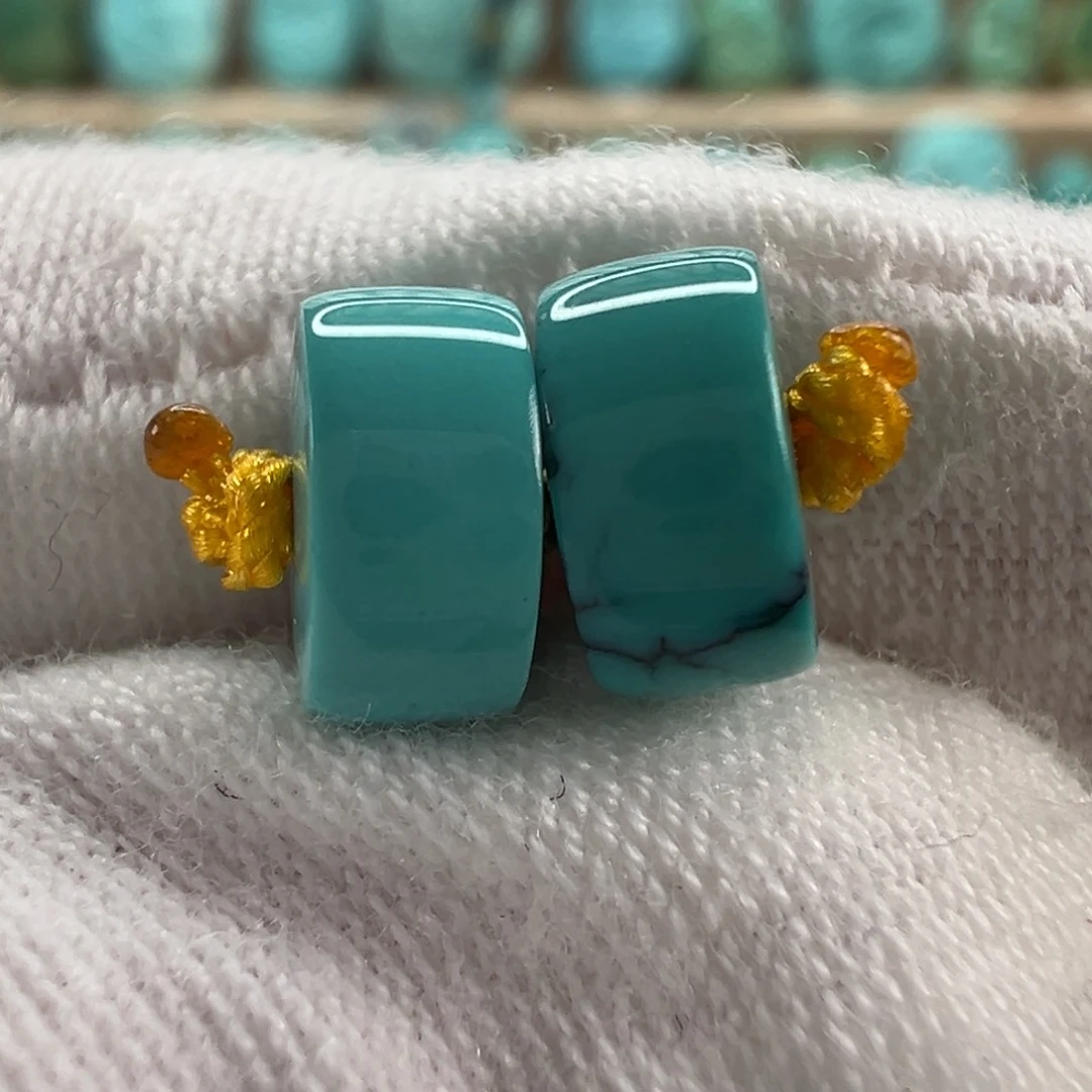 未镶嵌绿松石配饰8mm