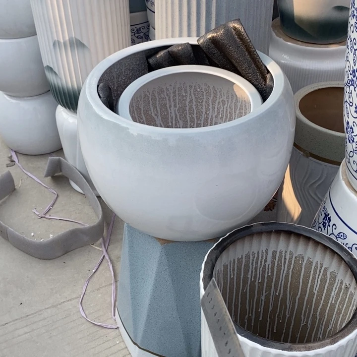 渐变青球盆特大号口39/32