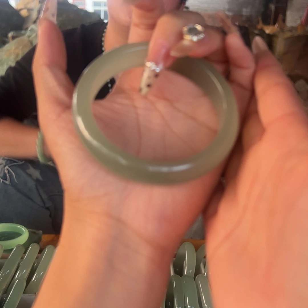 绿东陵冰晴水手镯