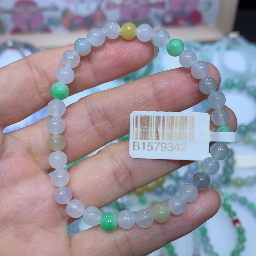 翡翠未镶嵌手链天然
