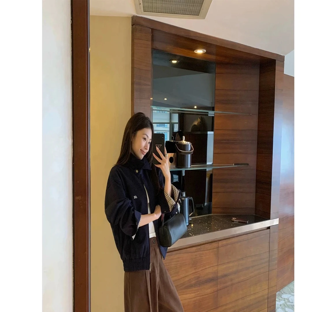 98588潮牌美式假两件加厚外套东墙西头