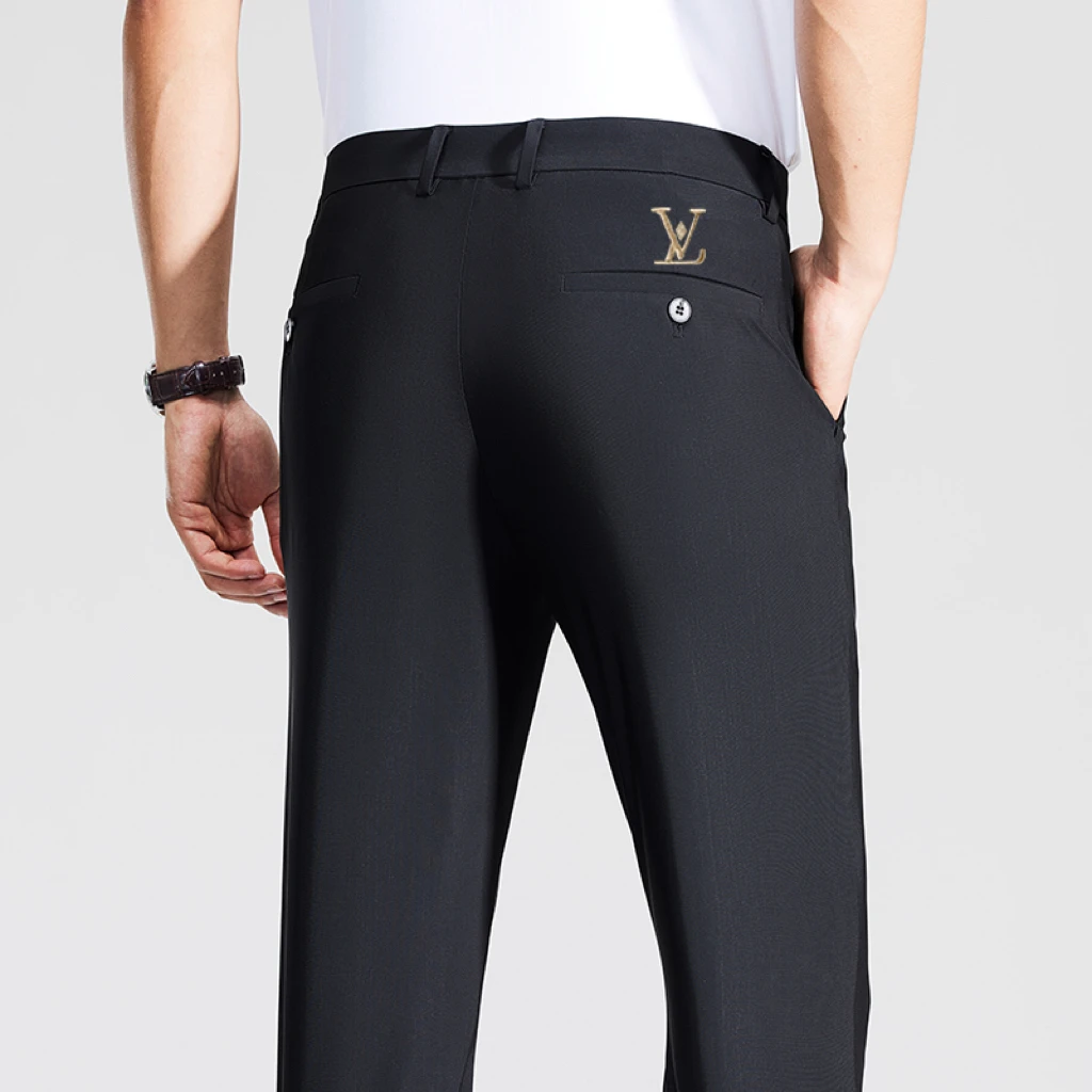 【六哥专属】轻奢西裤商务休闲速干男裤 秋冬新款厚款直筒休闲裤