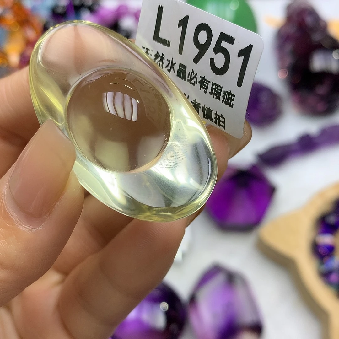 水晶未镶嵌珠宝半成品
