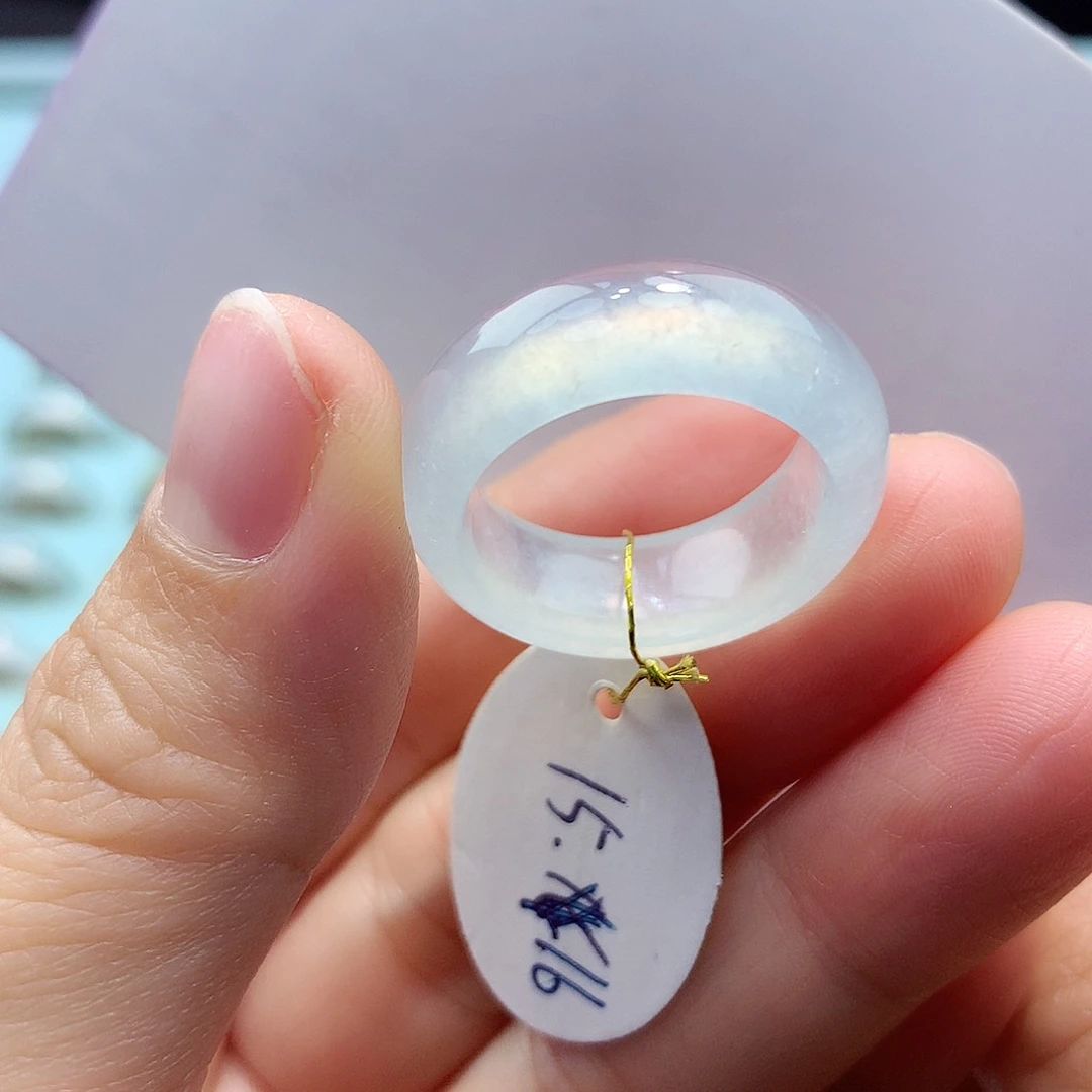 未镶嵌戒指翡翠1516圈
