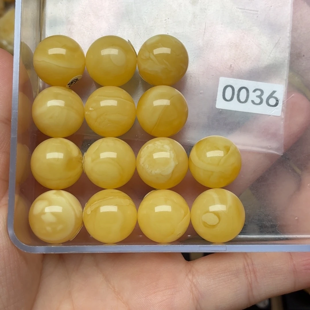 江****琥珀未镶嵌裸石蜜蜡15小➕