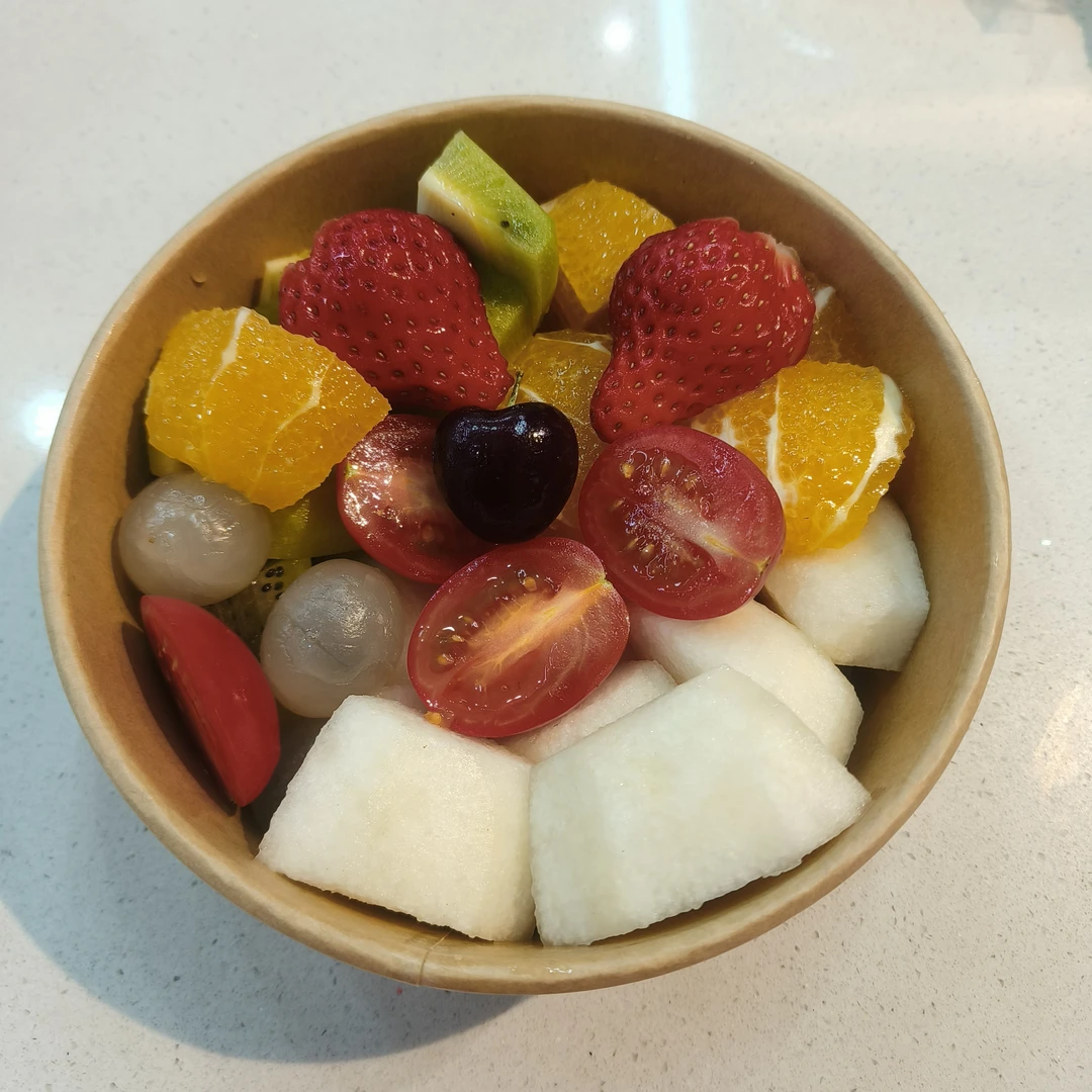 缤纷果切盒草莓猕猴桃橙子梨车厘子桂圆小番茄