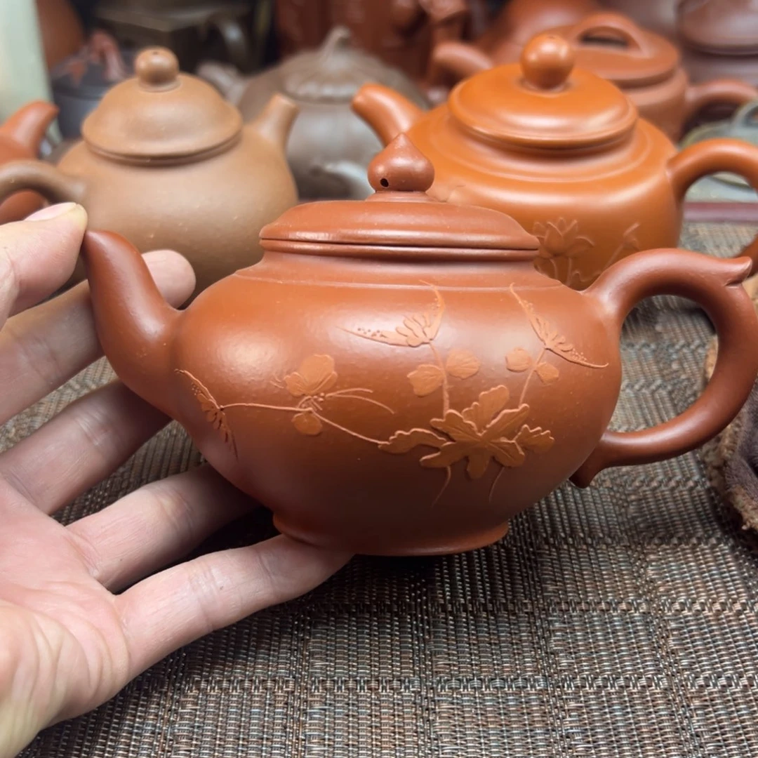 福***材紫砂茶壶宜兴原矿紫砂壶350毫升容量