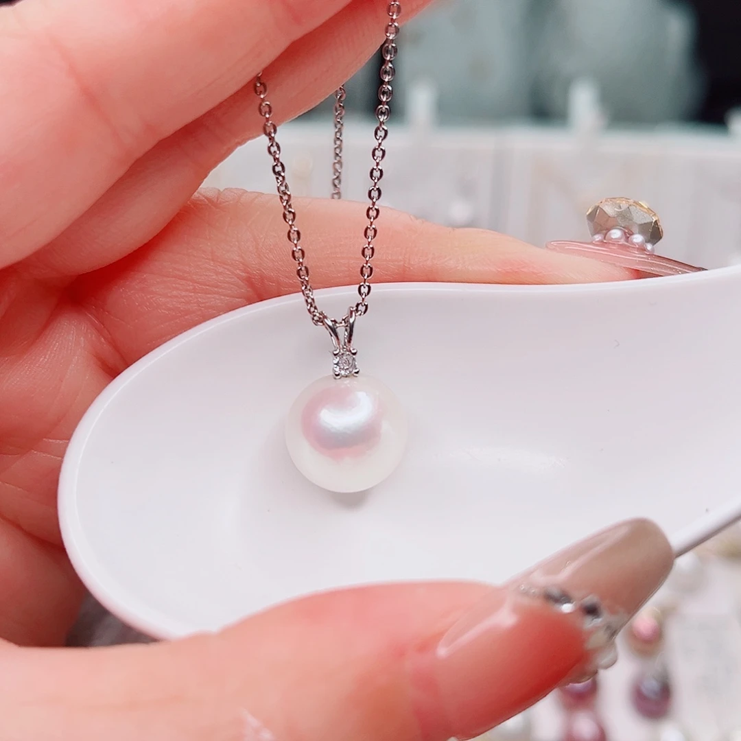 淡水珍珠吊坠(赠链)合金