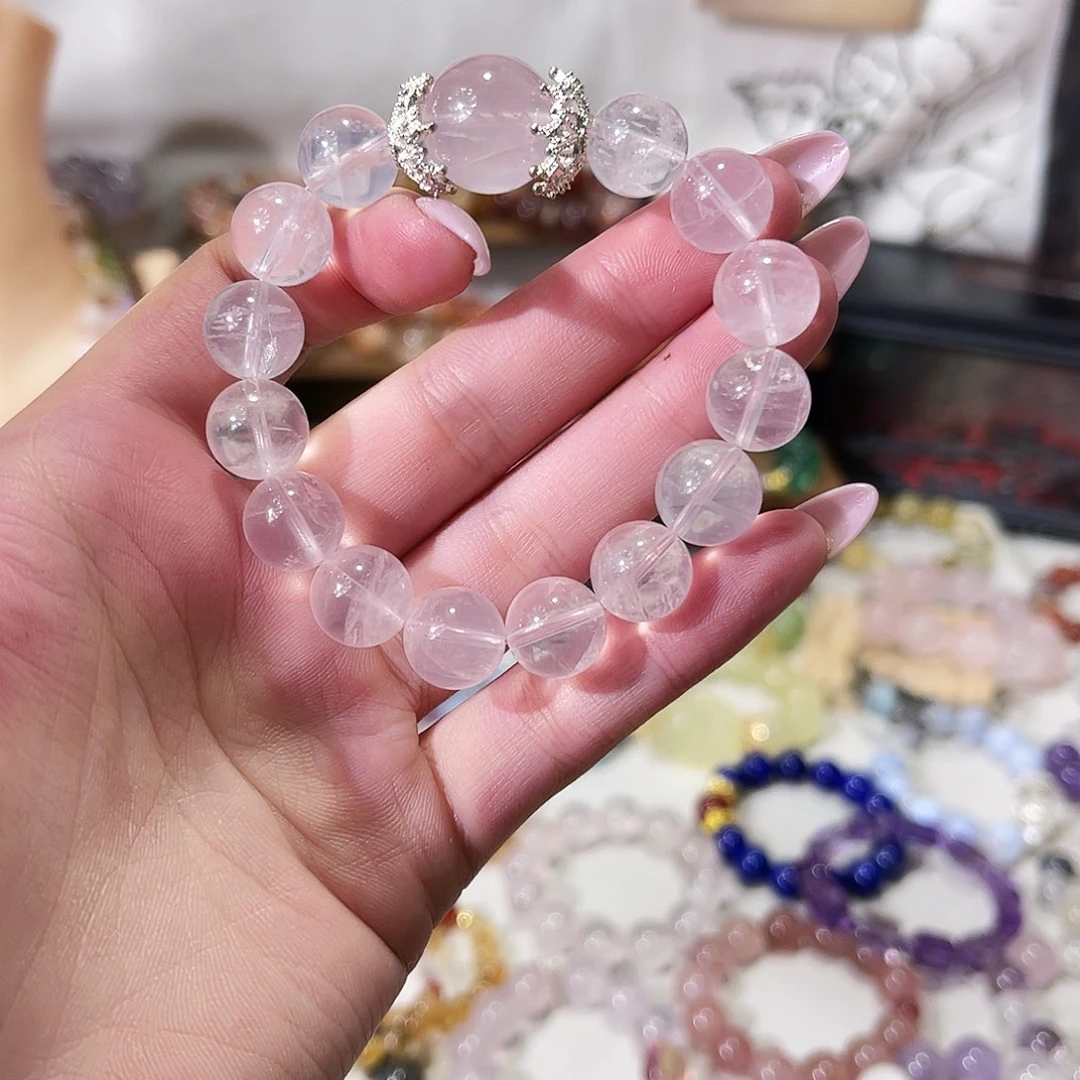 手串水晶未镶嵌粉水