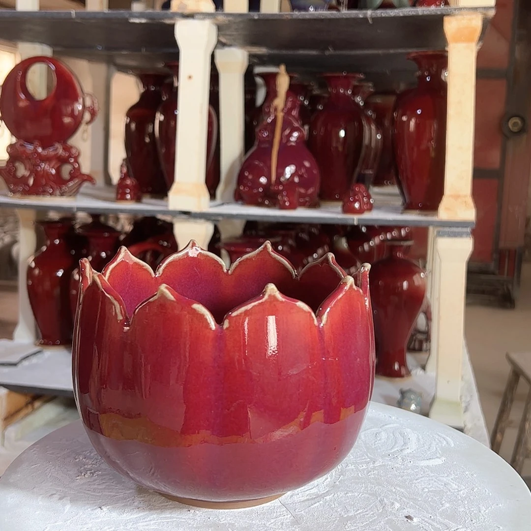 摆件郑家钧窑摆件微