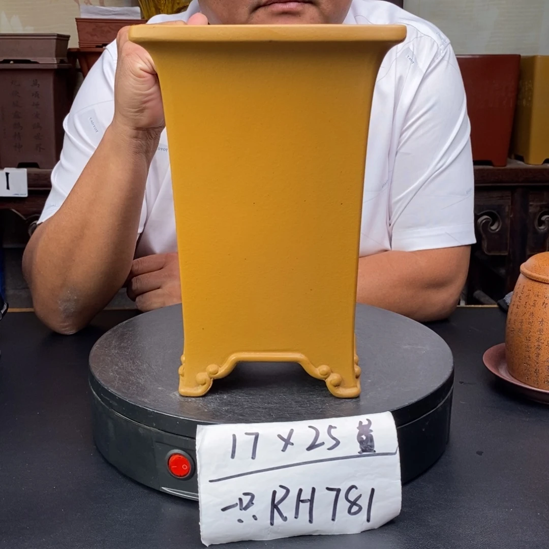 紫砂花盆货号一只RH781