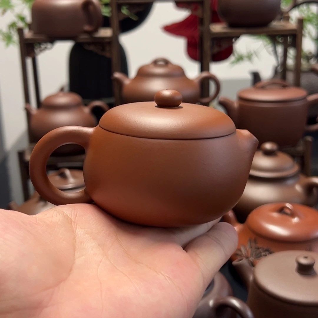 鞋***巴茶壶紫砂河豚西施130cc
