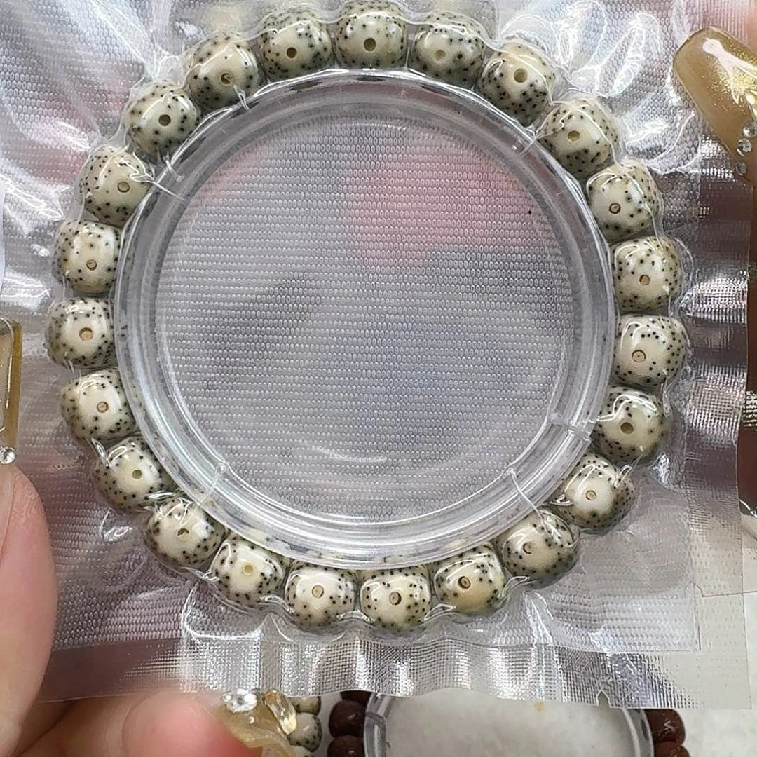 星月菩提手串134灭火糯冰石玉10 9