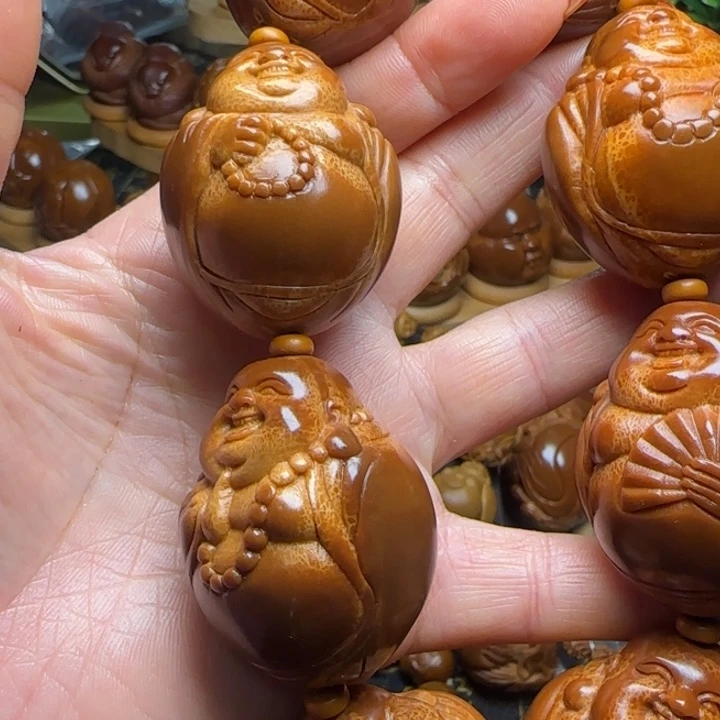 ꧁***꧂橄榄核手串/手链弥勒手持