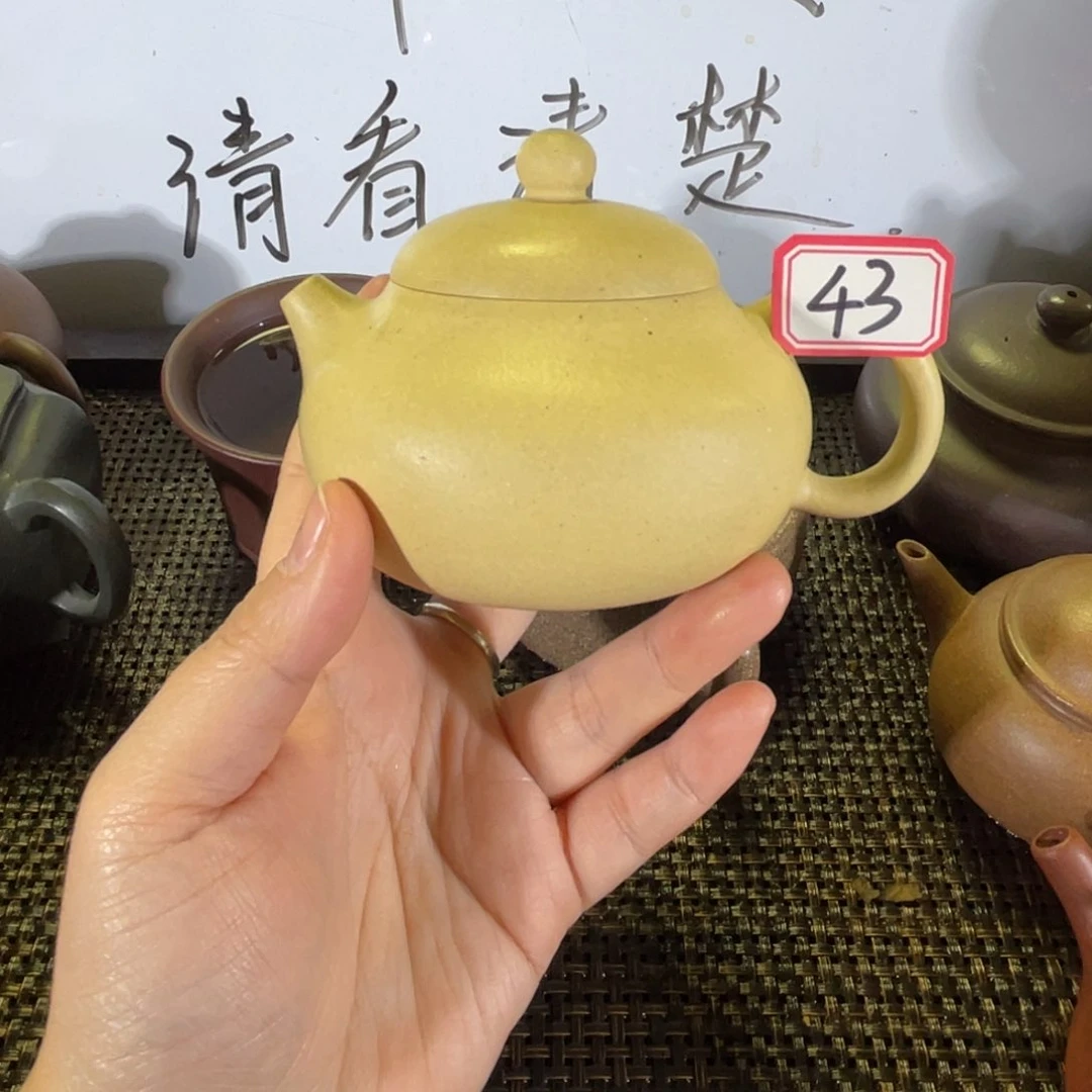 紫砂茶壶人**义文旦微瑕全手