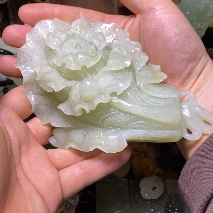 岫玉未镶嵌岫玉小摆风*