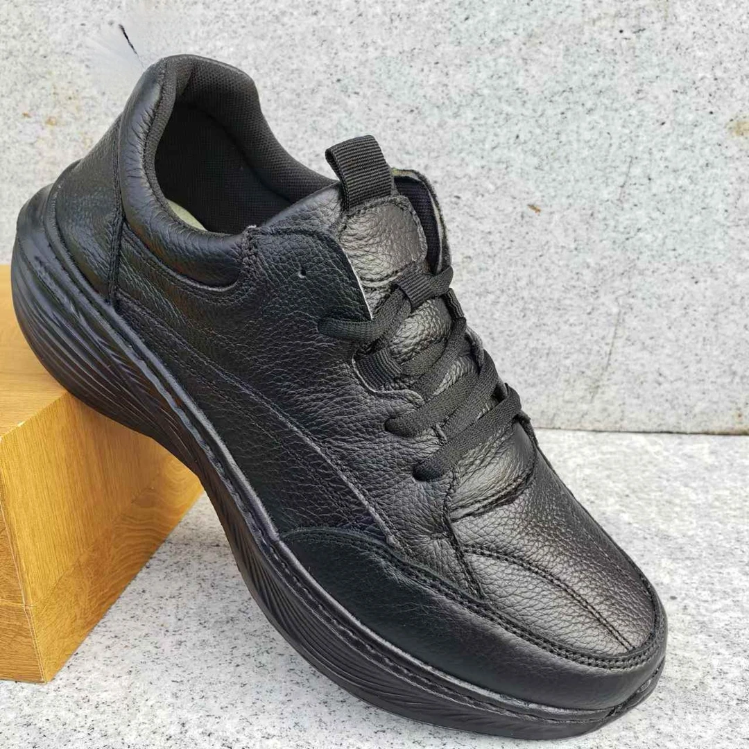 男士头层牛皮舒适轻便透气不累脚鞋底上线不开胶百搭休闲四季款