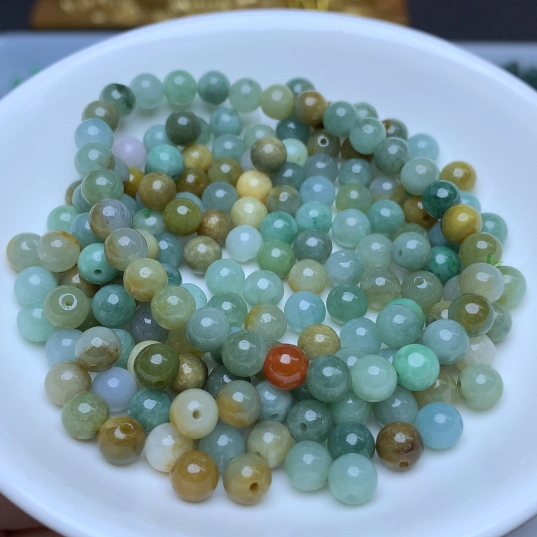 【闪购商品】翡翠手链未镶嵌卡5.7冰多宝50个