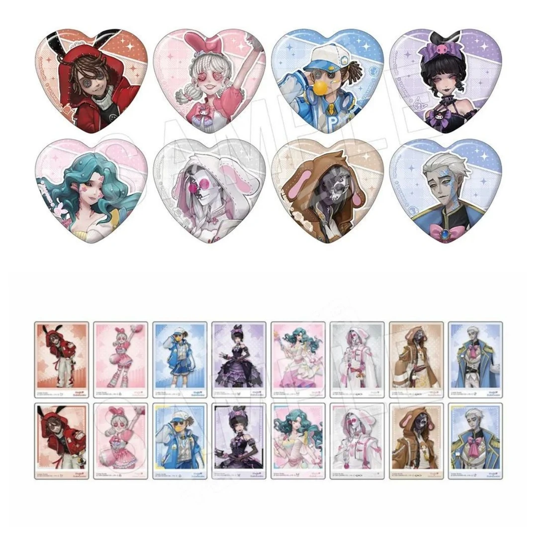 【第五人格】三丽鸥心型第二弹吧唧徽章拍立得收藏卡  日谷盲盒代拆