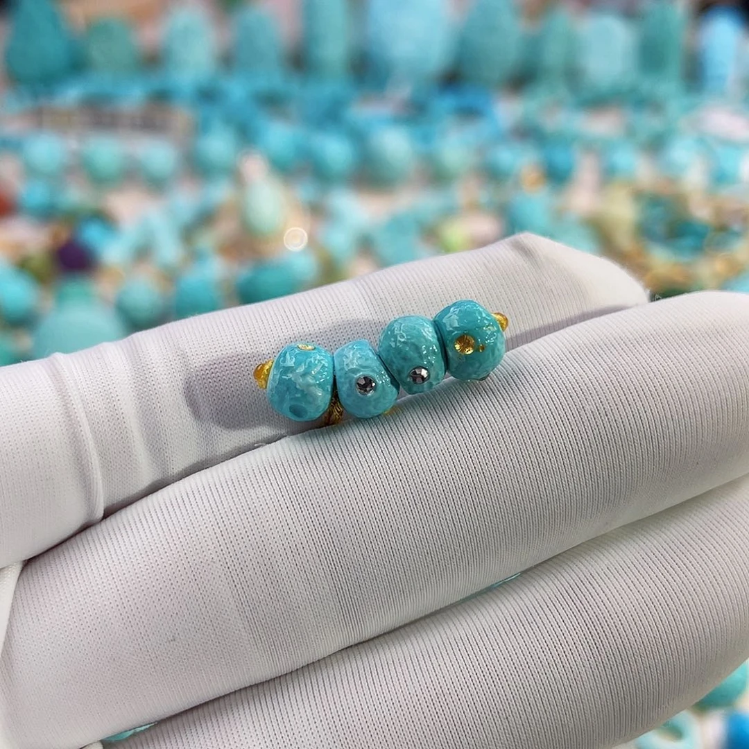 绿松石珠宝奇石未镶嵌L*