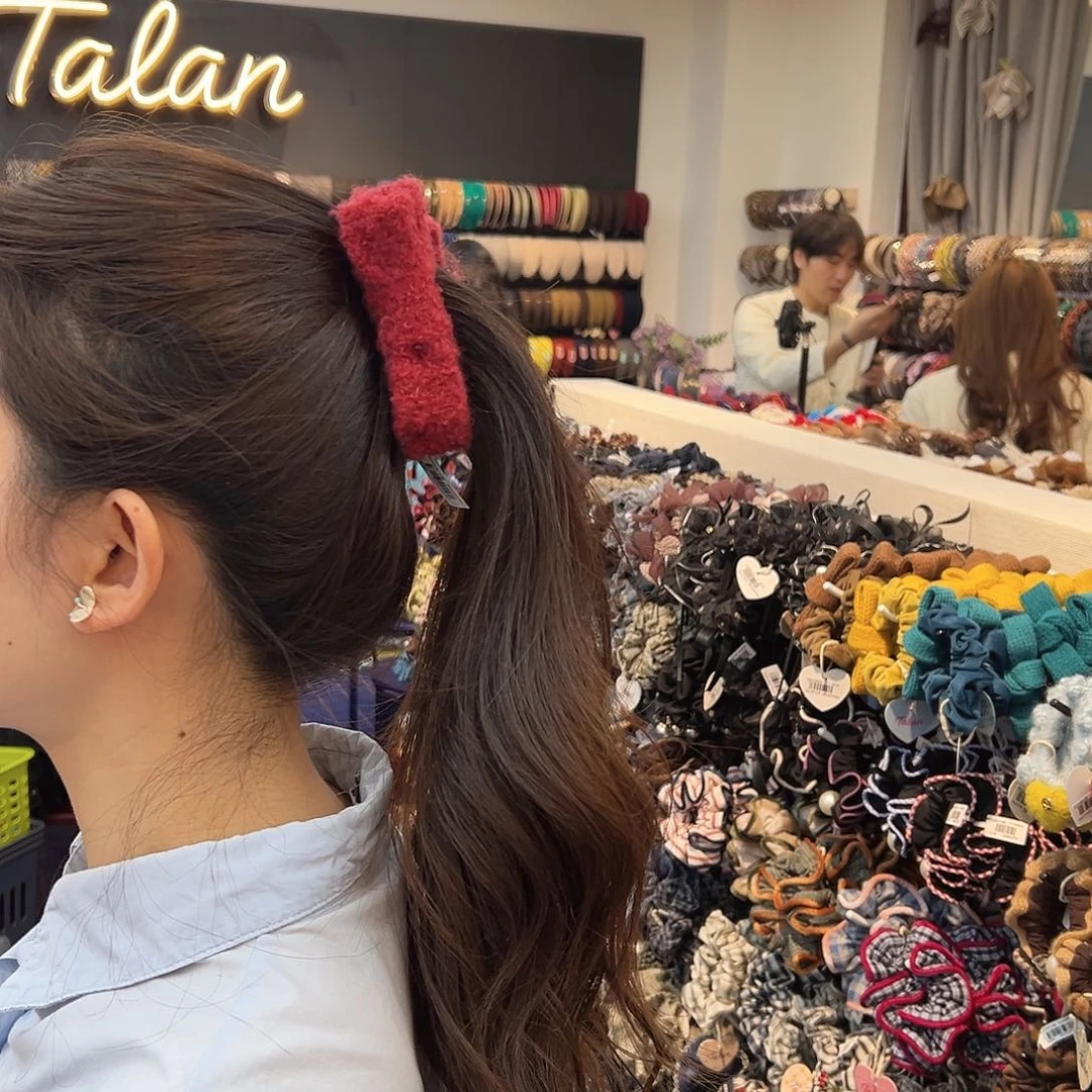 布艺铁合金小号香蕉夹