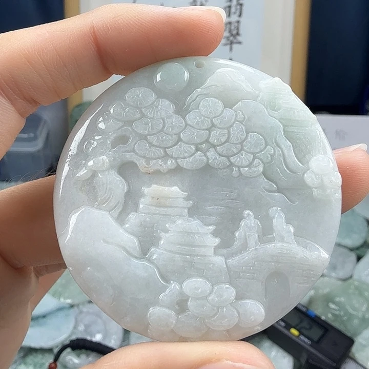 翡翠未镶嵌颈饰翡翠
