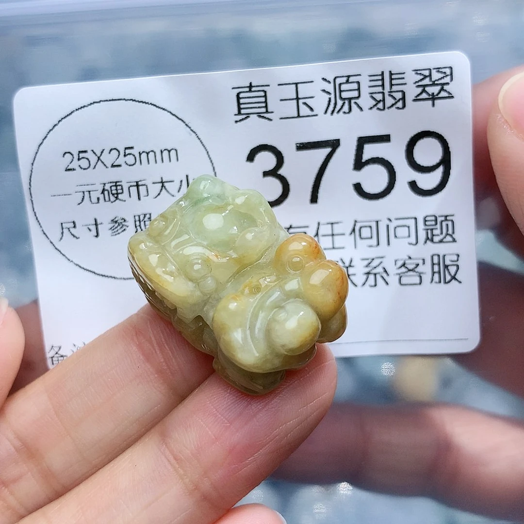 翡翠颈饰未镶嵌3759。