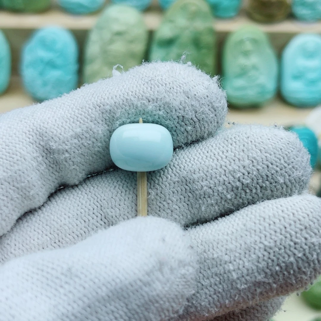 绿松石未镶嵌珠宝奇石12mm