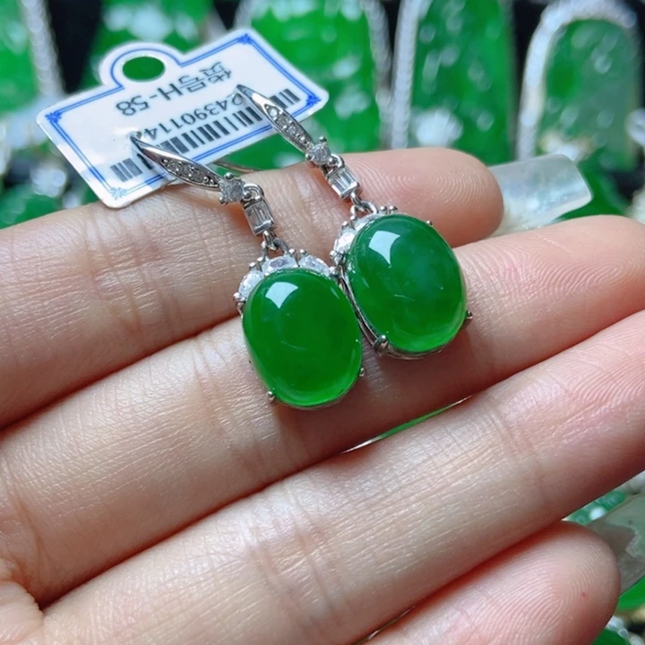 翡翠颈饰银S925镶嵌