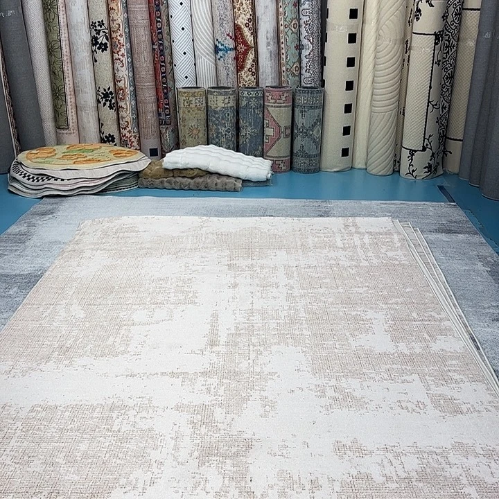 混纺200×300误差±1-3cm精编细砂仿羊绒棉布底微瑕