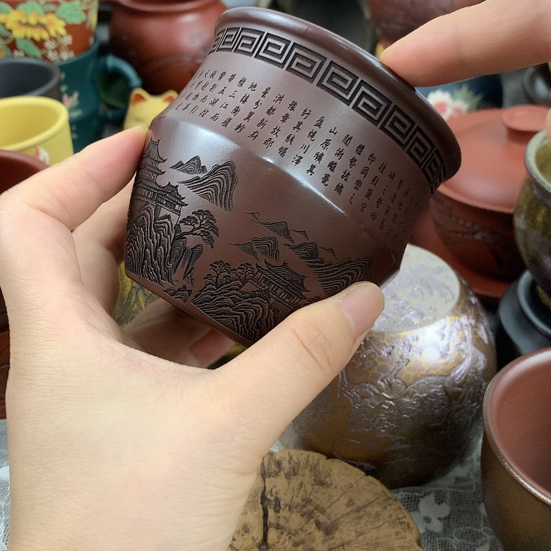 茶杯紫砂高端主人杯