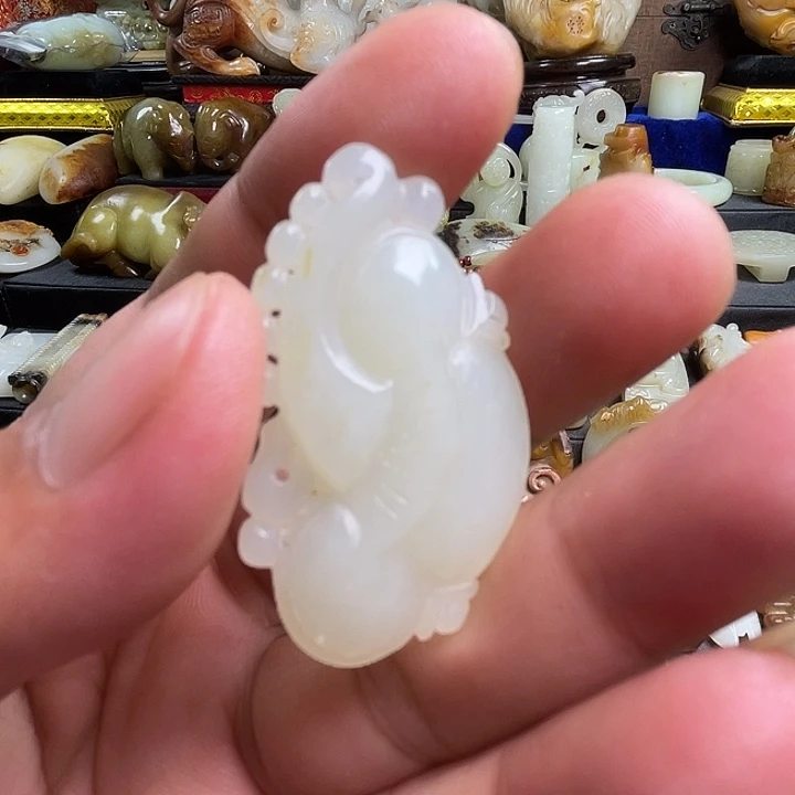 吊坠(不含链)未镶嵌和田玉