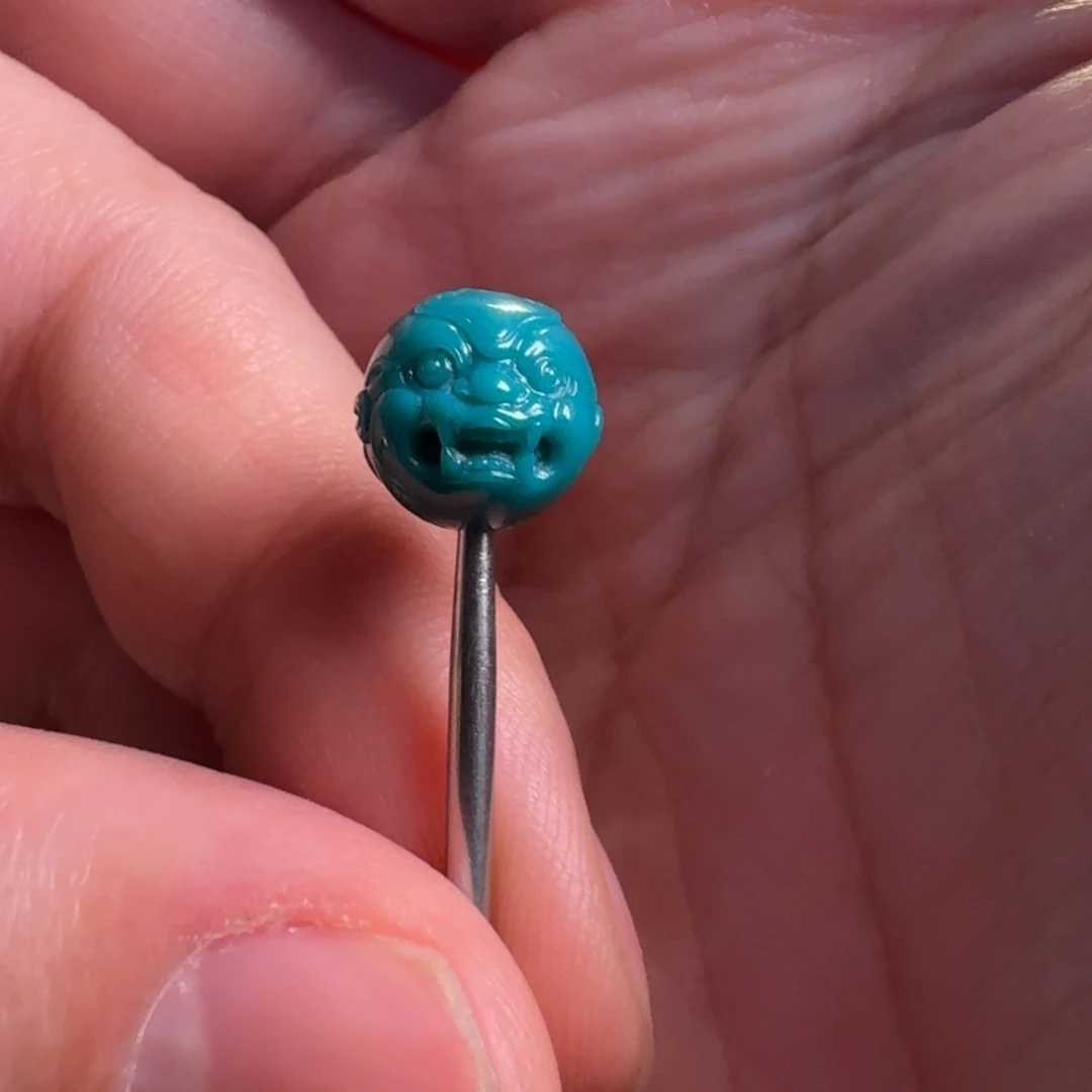 绿松石珠宝奇石未镶嵌10.2m m