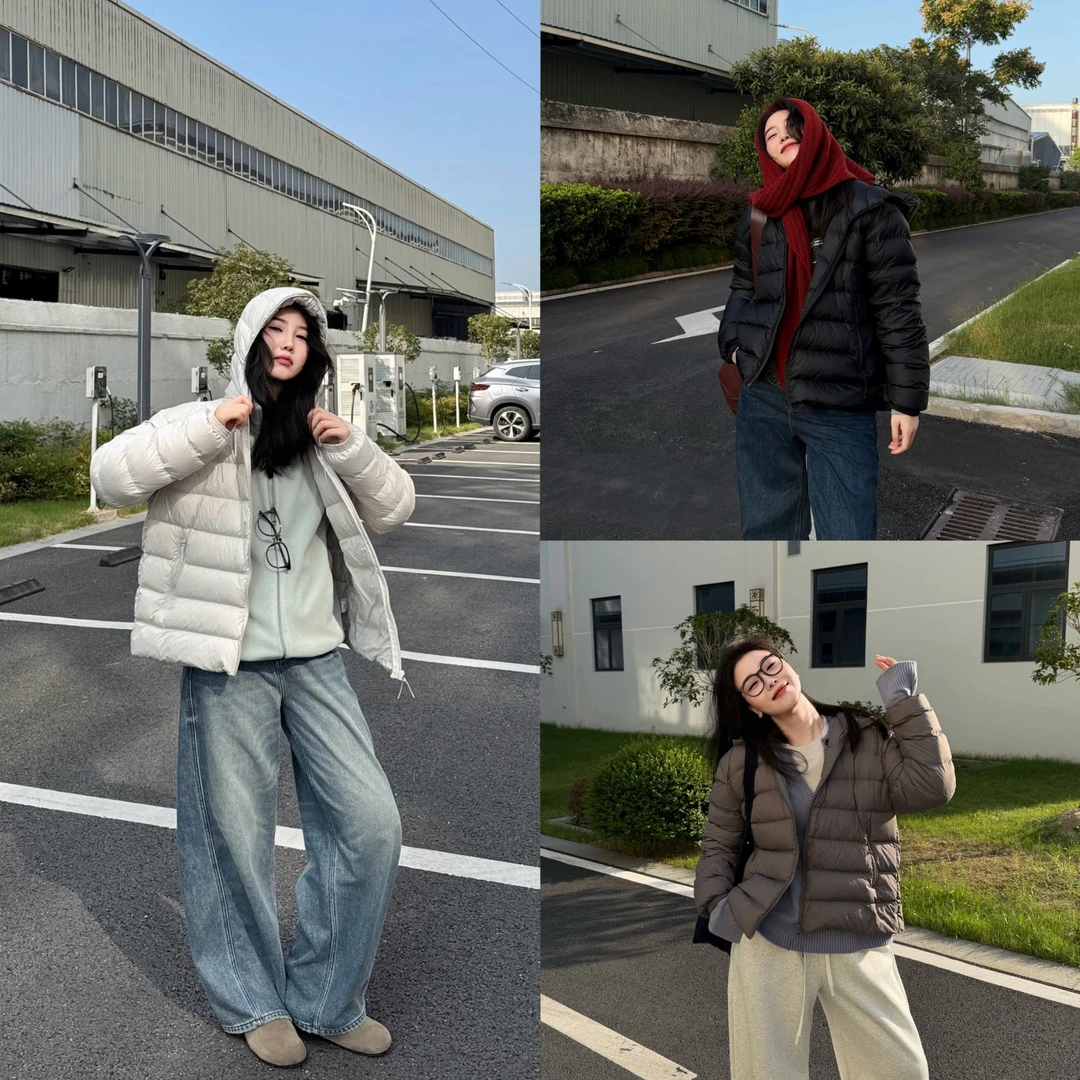 今婷排骨羽绒服女款爆款2025新款官方正品