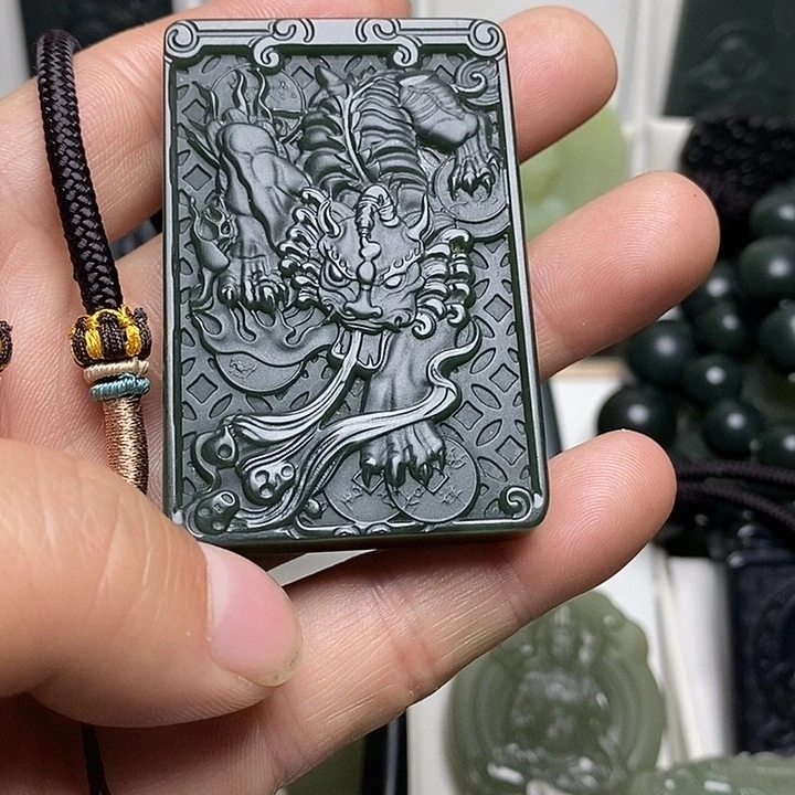 和田玉（青玉）未镶嵌颈饰