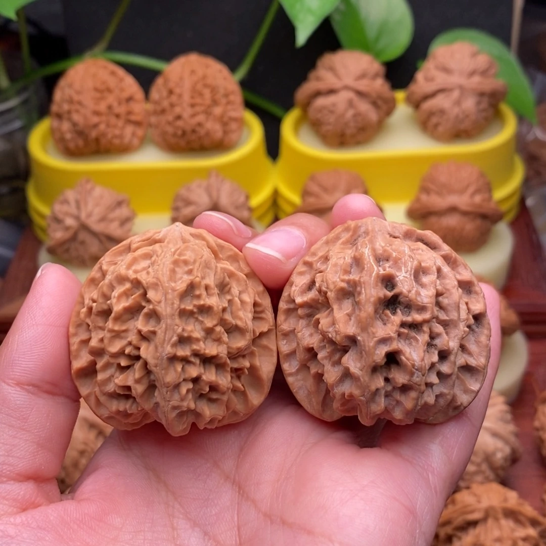 把件文玩核桃40“头茬”原桩苹果园
