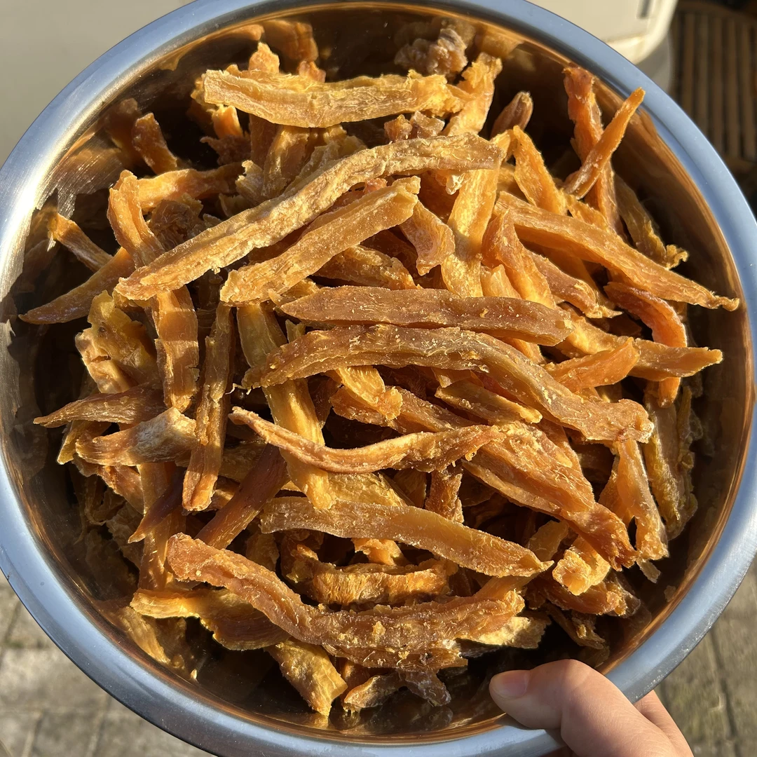 苏北特色手工甜糯红薯干沙干稀饭