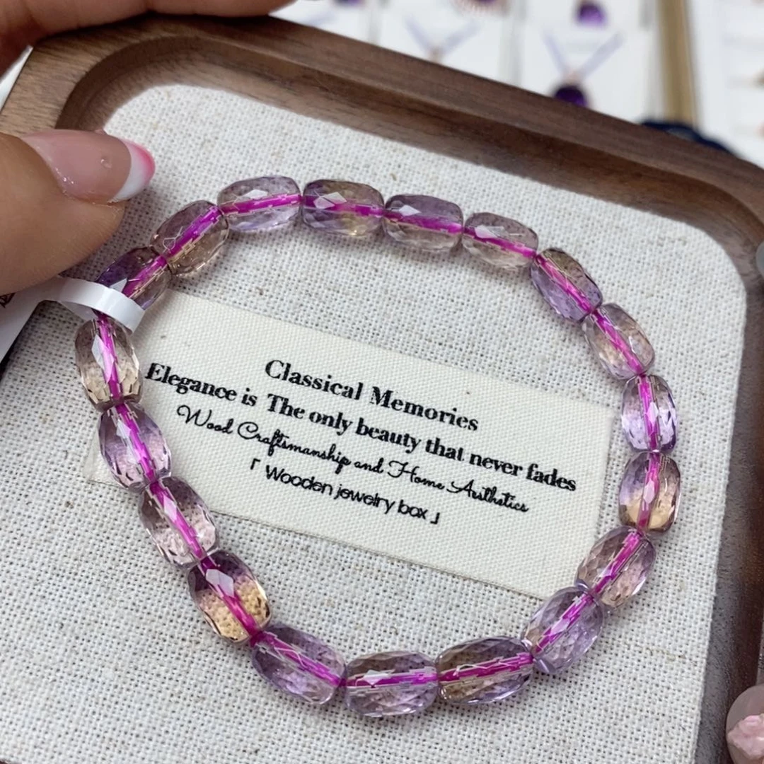 手串未镶嵌水晶紫黄晶