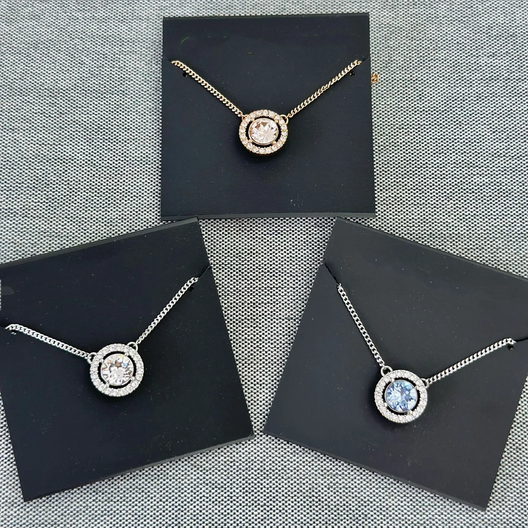 合金项链 三色单圈钻项链 36号 50号 44号