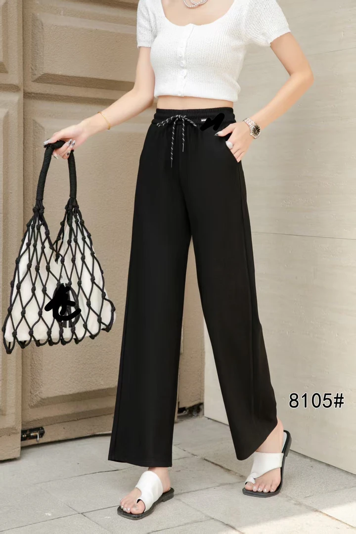 D170金苹果休闲裤直筒裤九分 8105