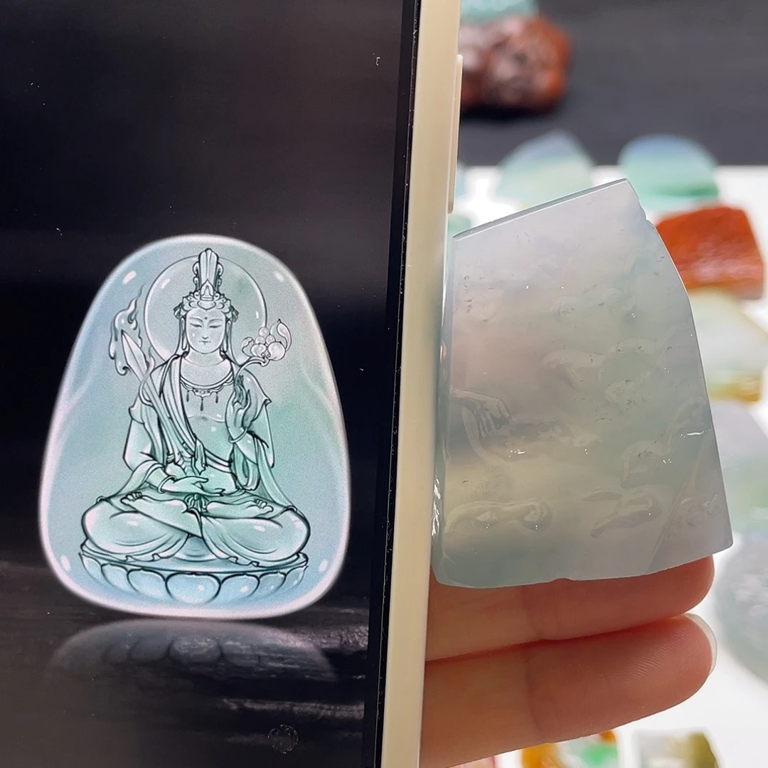 定制翡翠未镶嵌包工